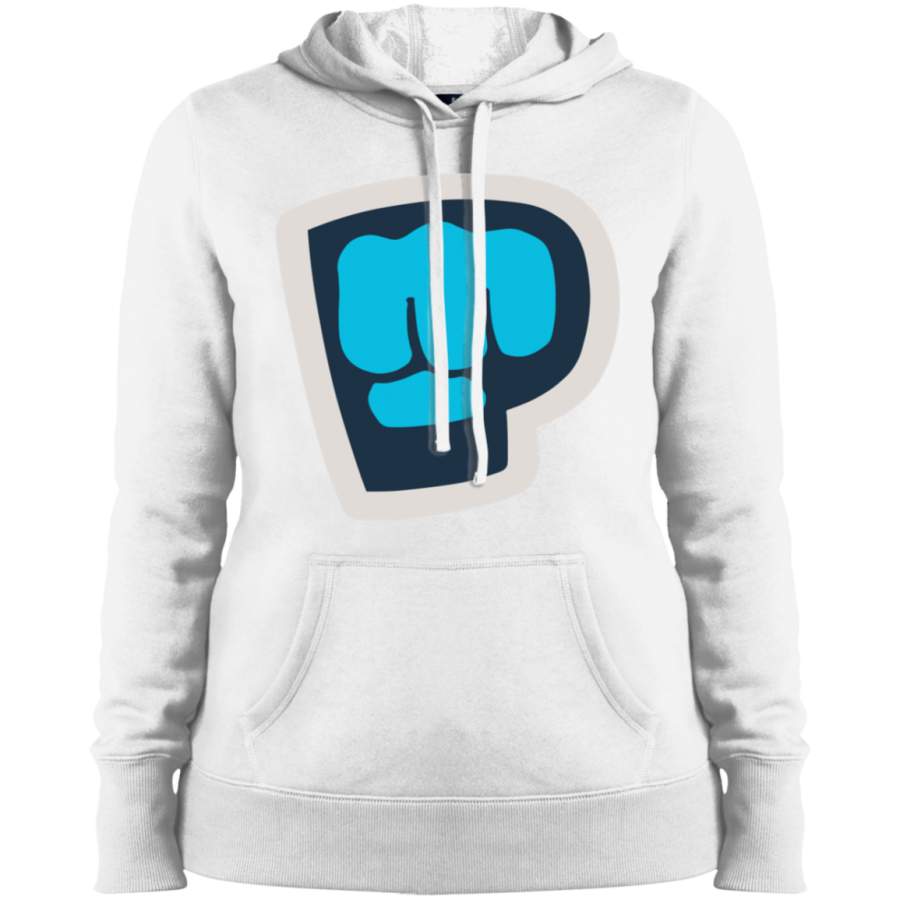 AGR PewDiePie-Logo Ladies’ Pullover Hooded Sweatshirt