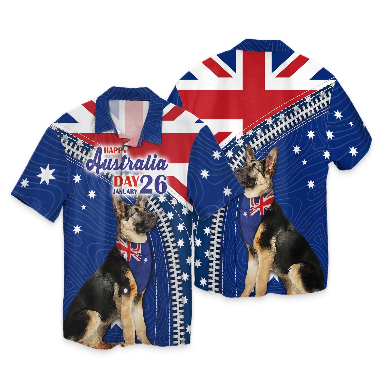 German Happy Australia 26 January Hawaii Shirt Tad 329 Ha74170