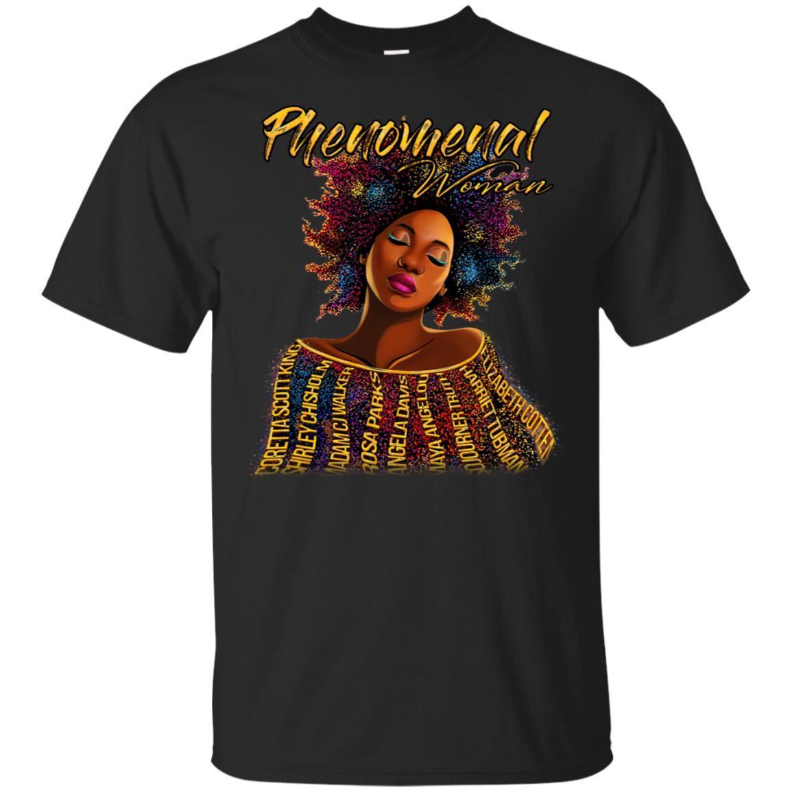 Phenomenal Women T-Shirt African American Clothing For Pro Black Pride