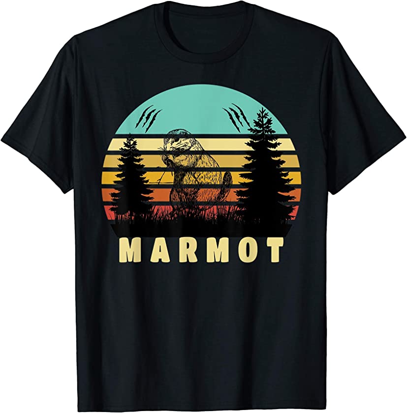 Vintage Marmot Sunset Claw for Men Women Kids T-Shirt