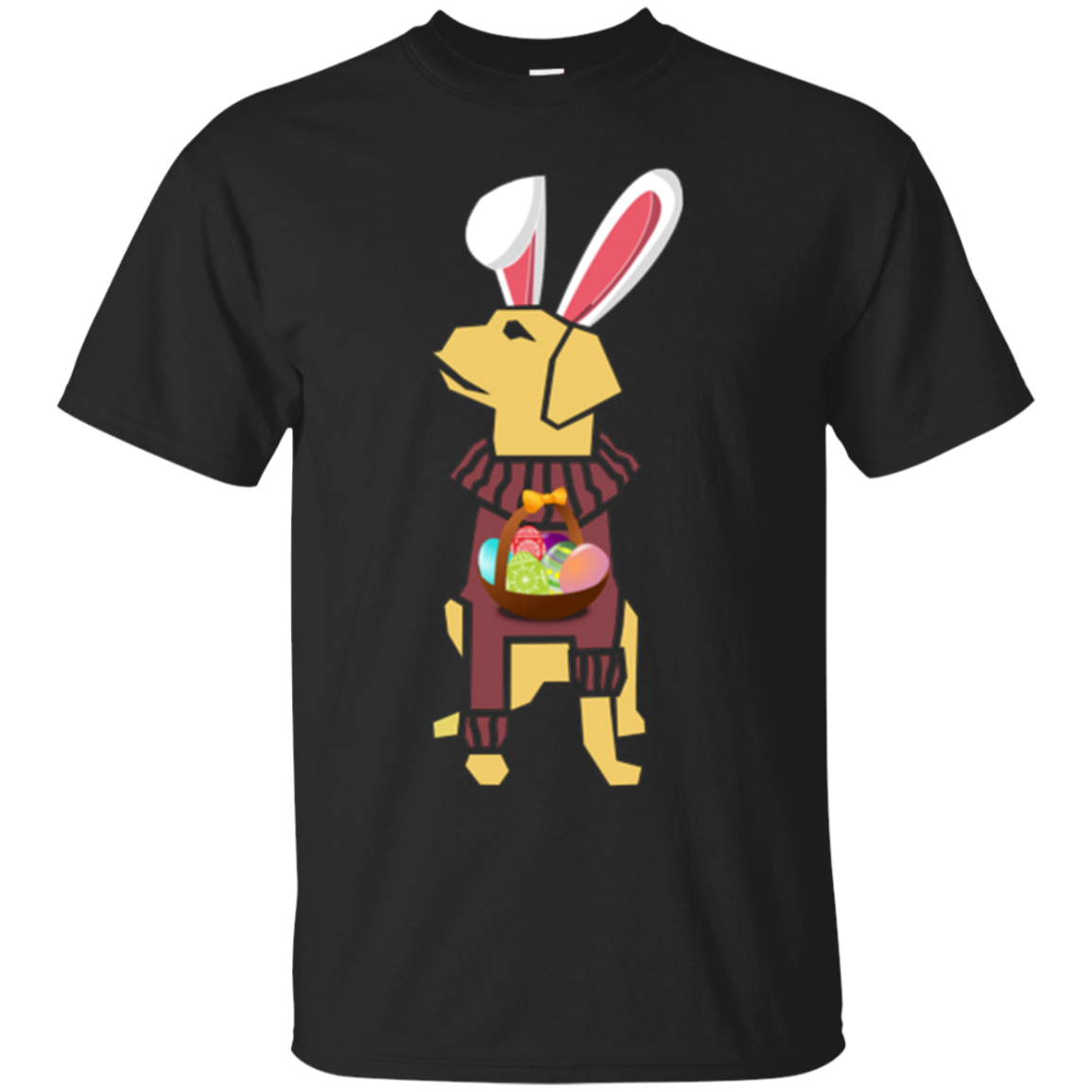 Dog (Lab) Easter Bunny Shirt For Kids