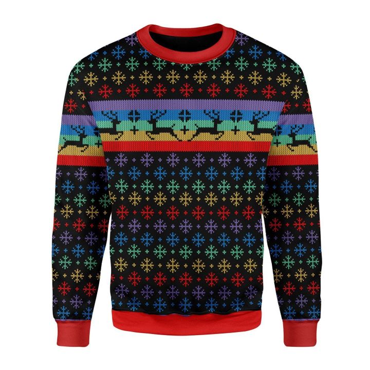 Lgbt Ugly Christmas Sweater | For Men & Women | Adult | Us6358