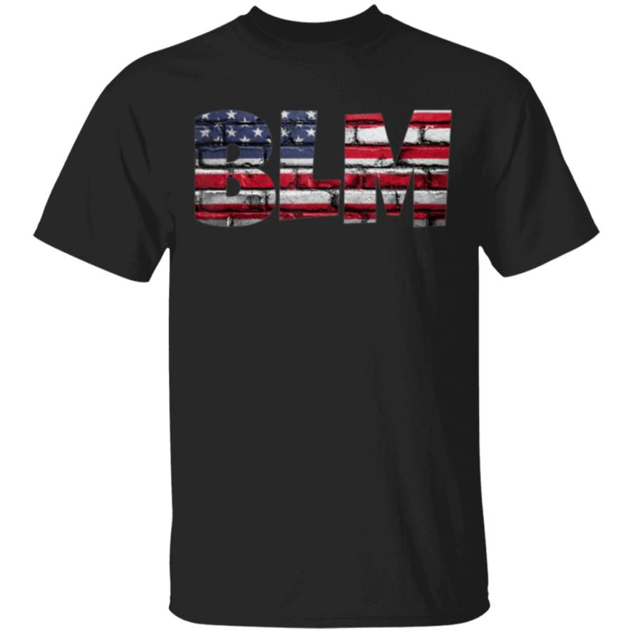 Black Lives Matter American Flag TShirt