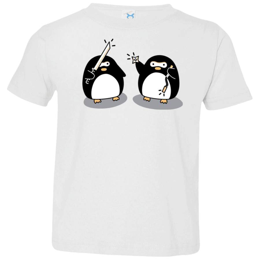 Cute Ninja Penguins Toddler Premium T-Shirt