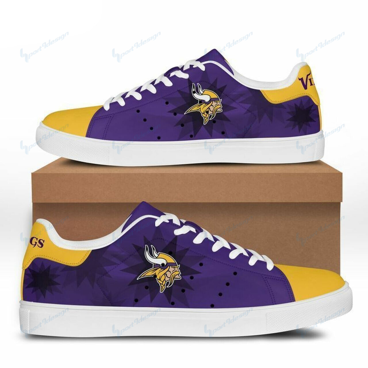 Minnesota Vikings Ss Custom Sneakers Bg47