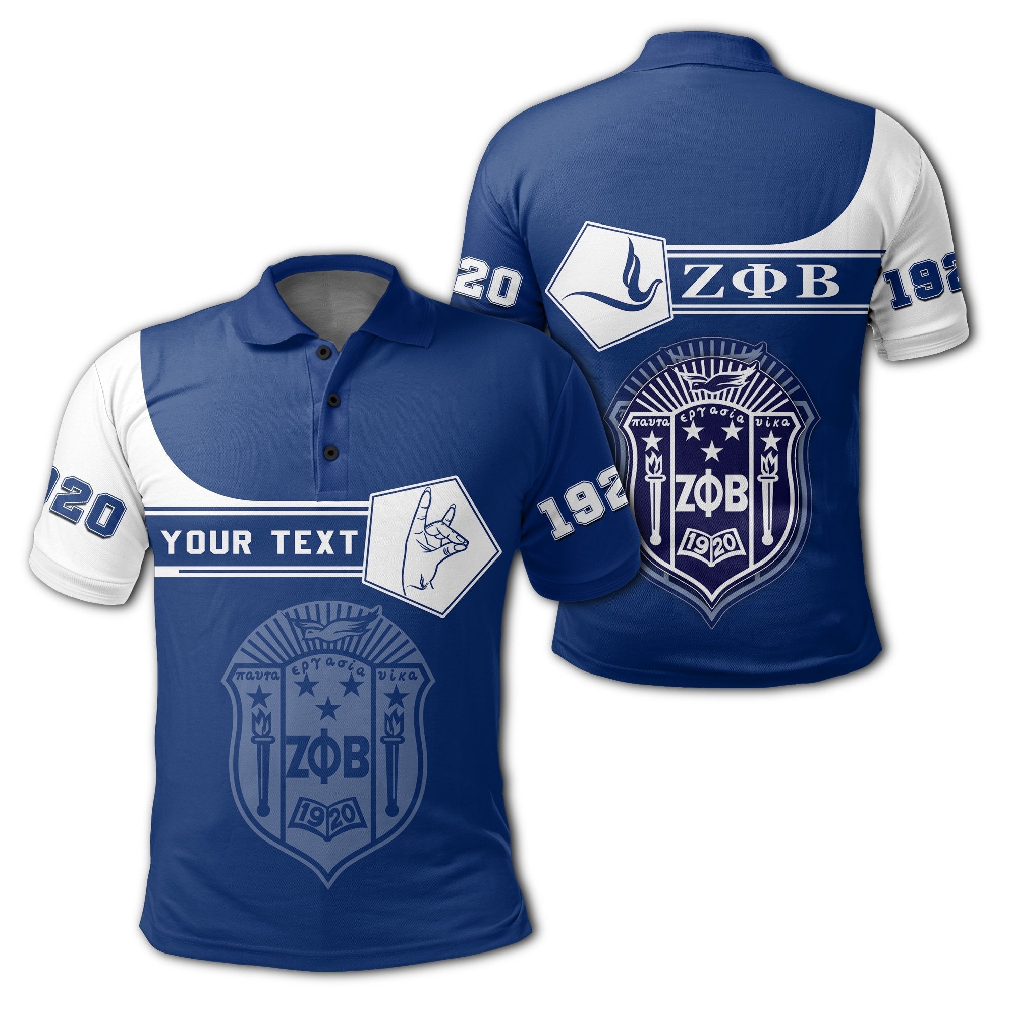 Sorority Polo – Personalized Zeta Phi Beta Polo Shirt Simple Style