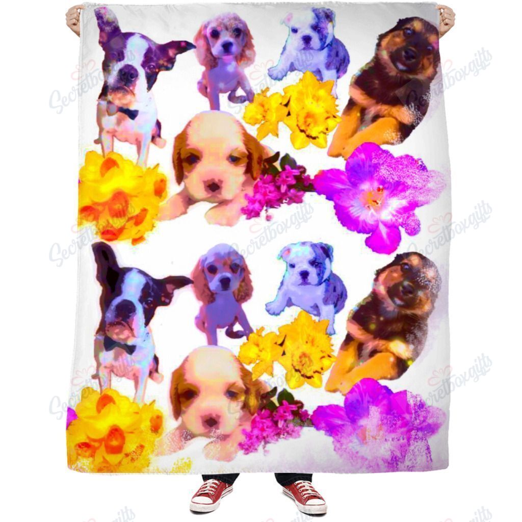 Puppy Dreams Gs-Cl-Ml1603 Fleece Blanket