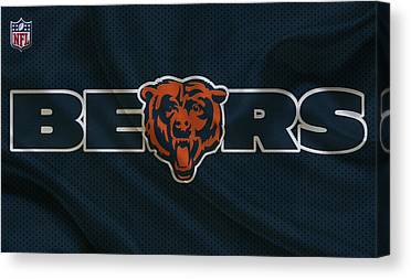 34 Chicago Bears Joe Hamilton Canvas Print