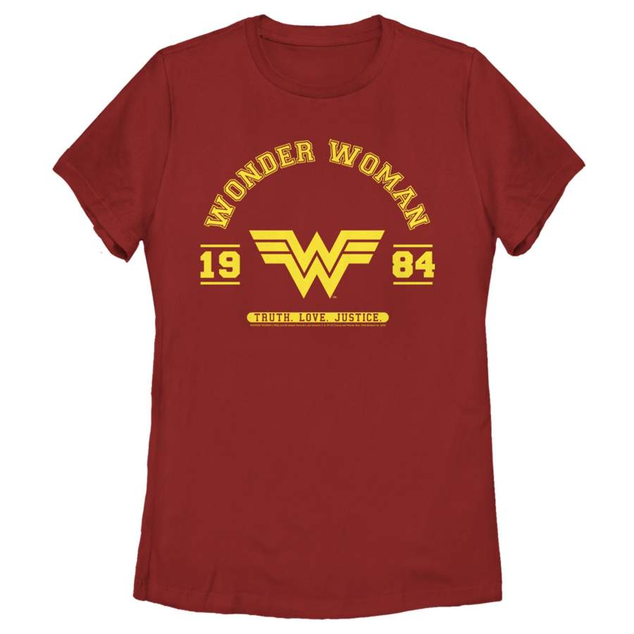 Wonder Woman 1984 Women’s WW Collegiate  T-Shirt