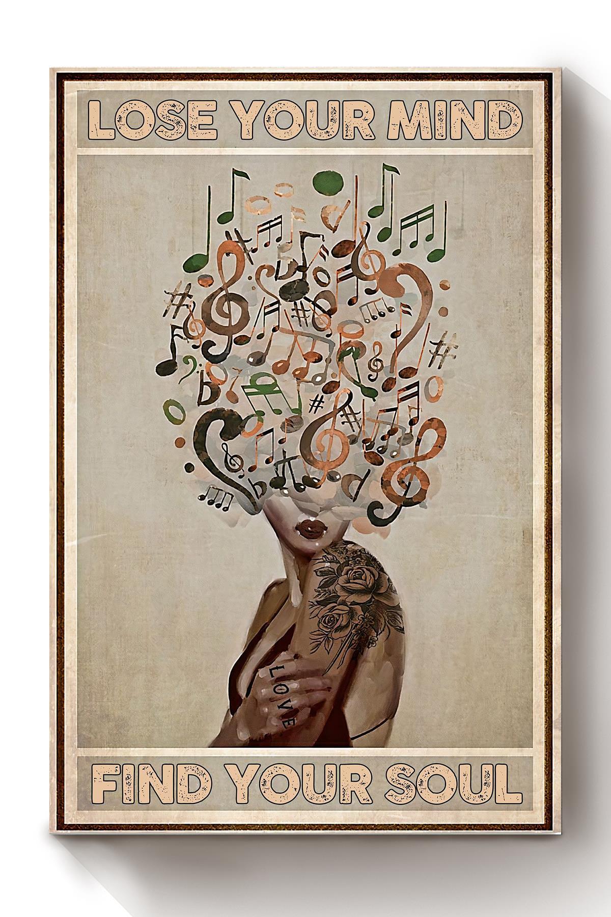 Wine Woman Music Girls Wall Decor Gift For International Women Day Home Decor Girlfriend Canvas