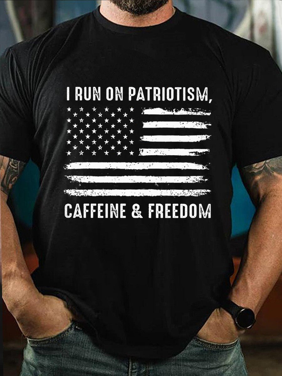 Men’S I Run On Patriotism Classic T-Shirt