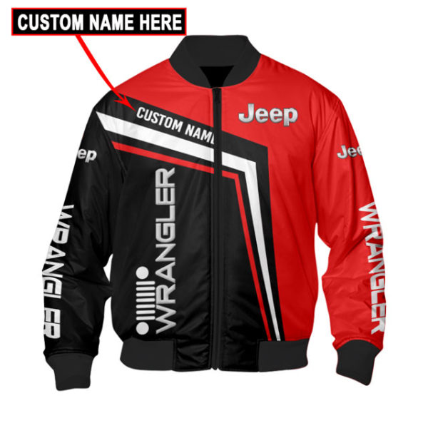 Custom Name Bomber Jacket Jeep, Jeep 3D Spring Autumn, Mens Casual Jacket Wn27