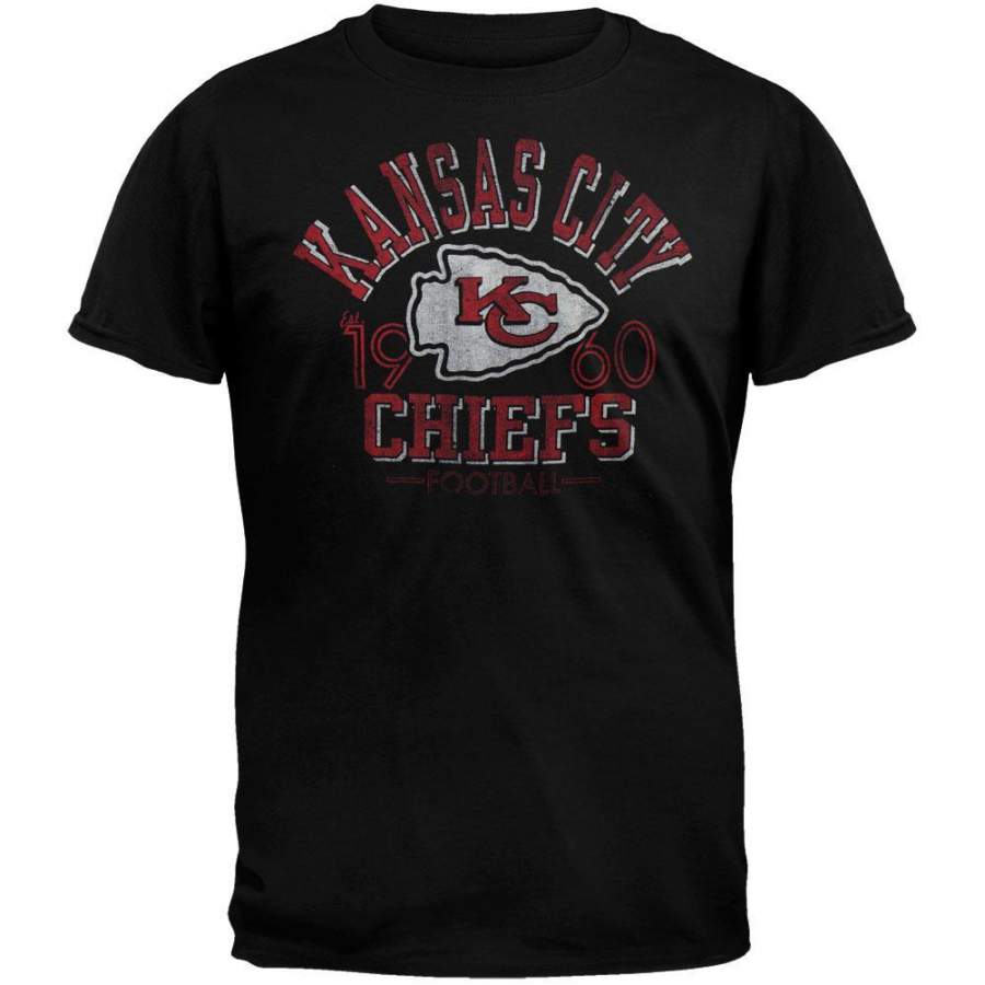 Kansas City Chiefs – Logo Fadeaway Premium T-Shirt