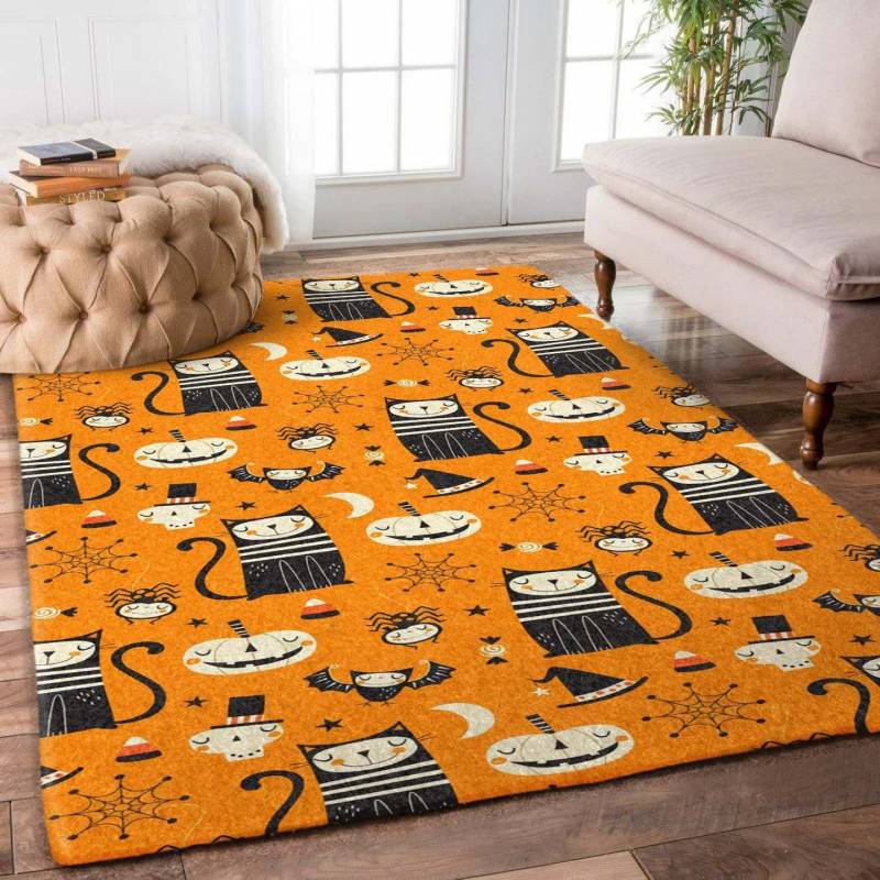 Cat Halloween HT1409022M Rug