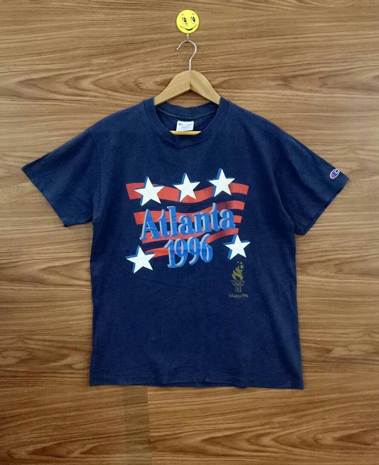 Vintage 90S Champion X Atlanta 1996 Olympic Games Shirt