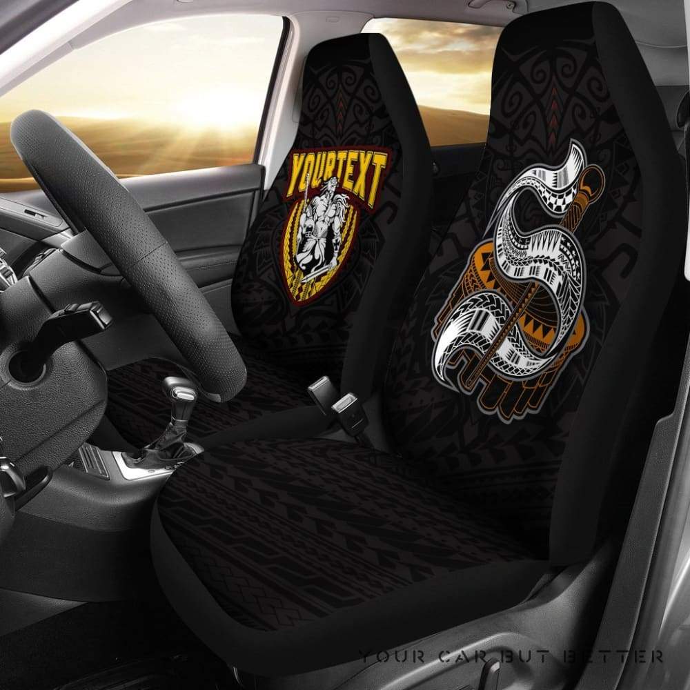 American Samoa Polynesian Custom Personalised Car Seat Covers – Tafuna Warriors