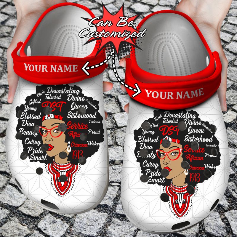 Custom Personalized DST Queen Clog Shoes