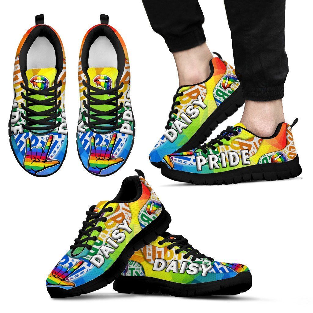 Custom 3D Printed LGBT HPT Sneakers For Men & Women Ver 1