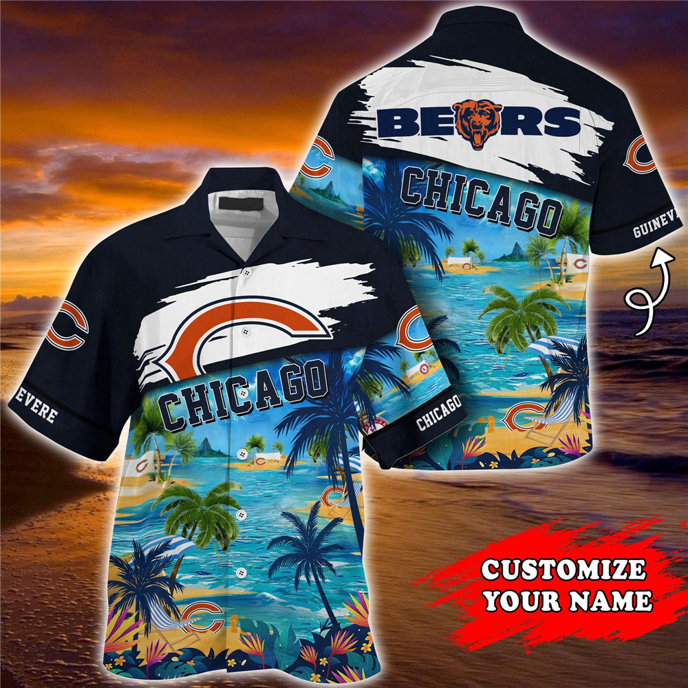 Chicago Bears Cool Hawaii Shirt Ha111334