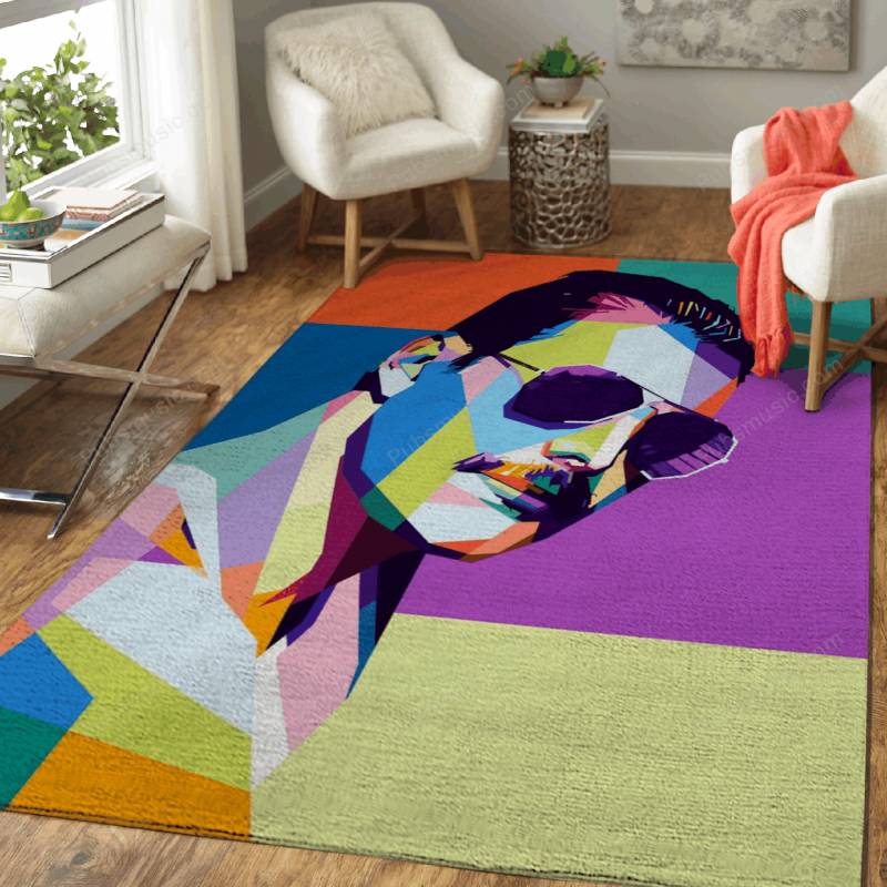 Freddie Mercury Pop Art – Pop Art Area Rug Carpet