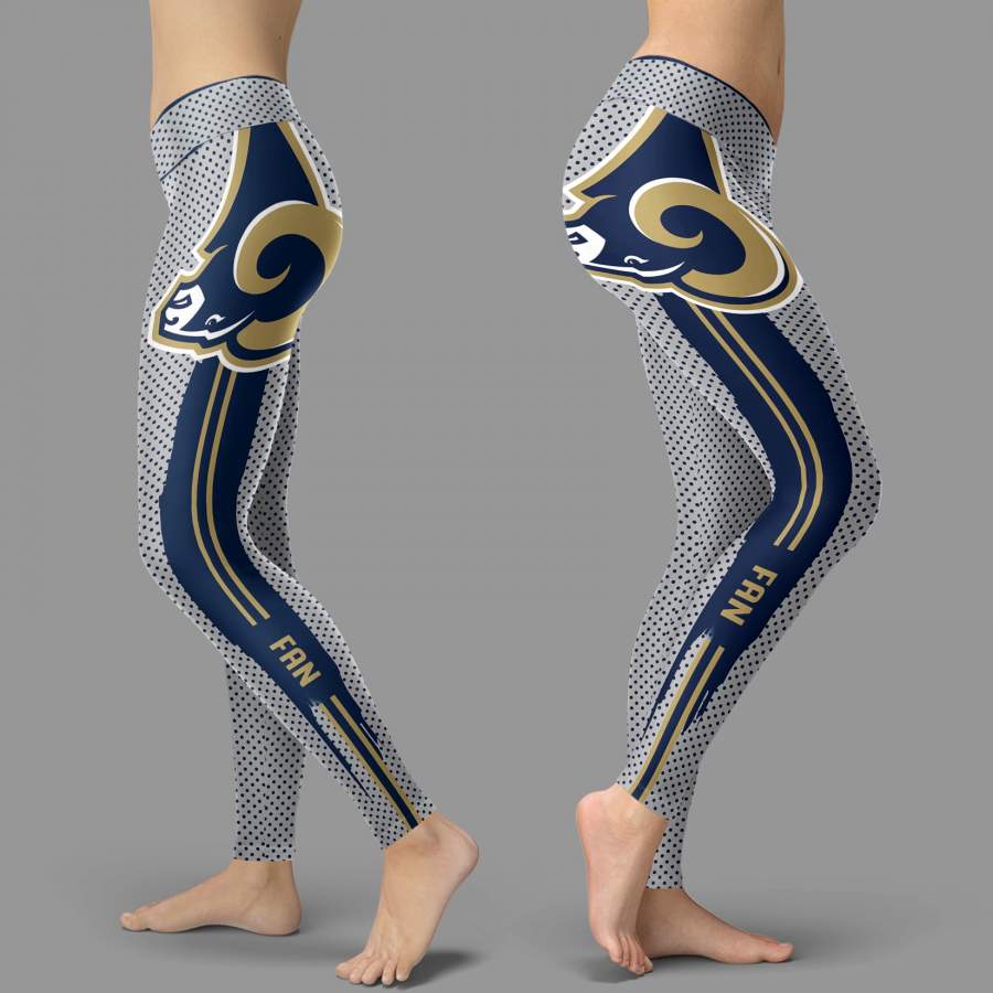 Charming Lovely Little Dots Along Body Los Angeles Rams Leggings