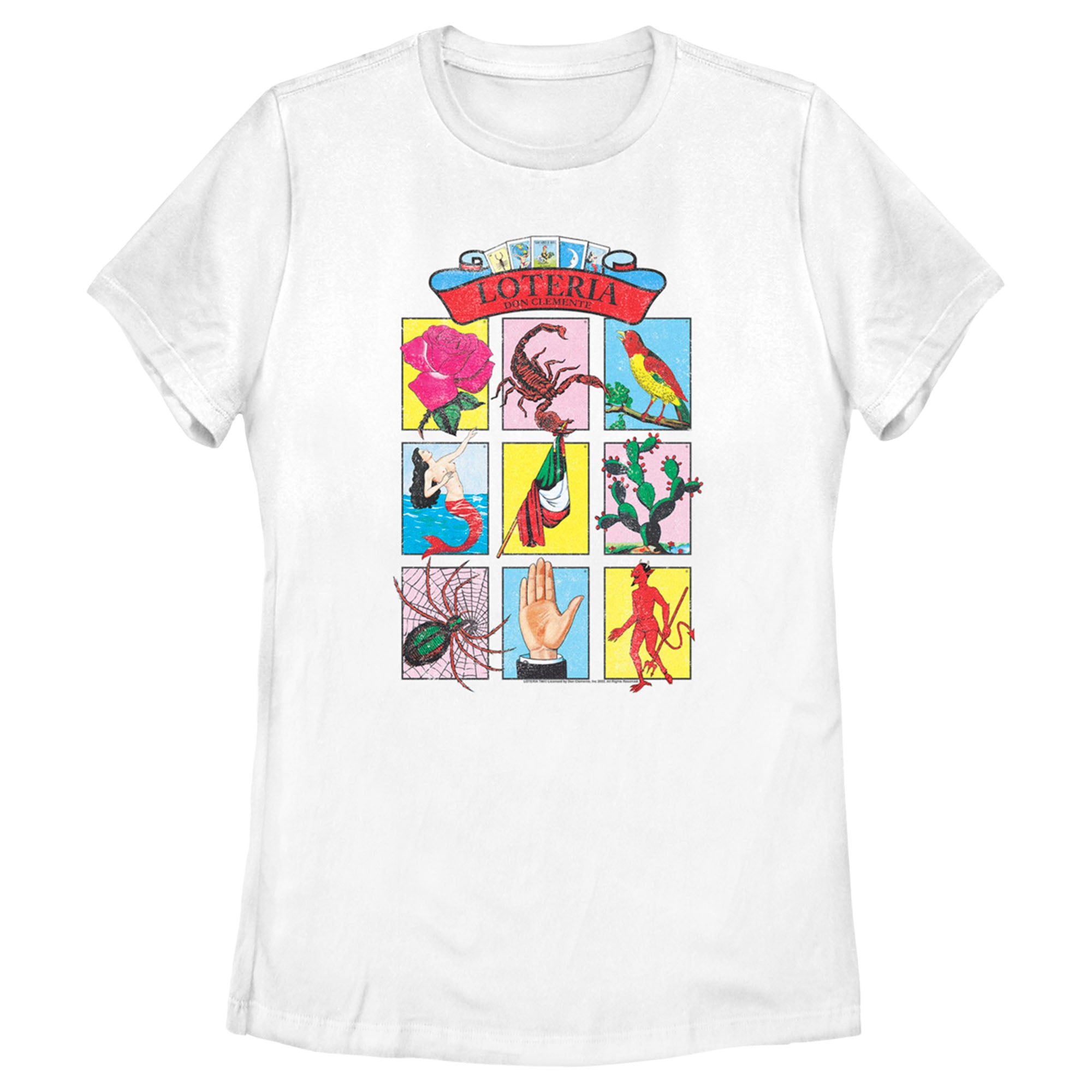 Women’S Loteria Colorful Tabla T-Shirt