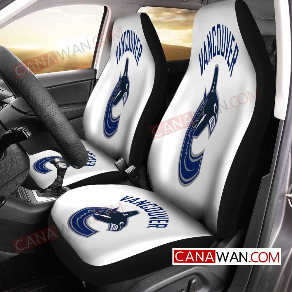 Vancouver Canucks Logo Art Style52 3D Customized Personalized Car Seat Cover