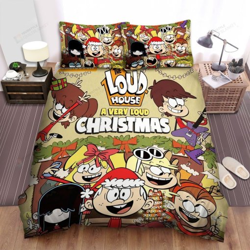 The Loud House The Very Loud Christmas Poster Bed Sheets Spread Duvet ...