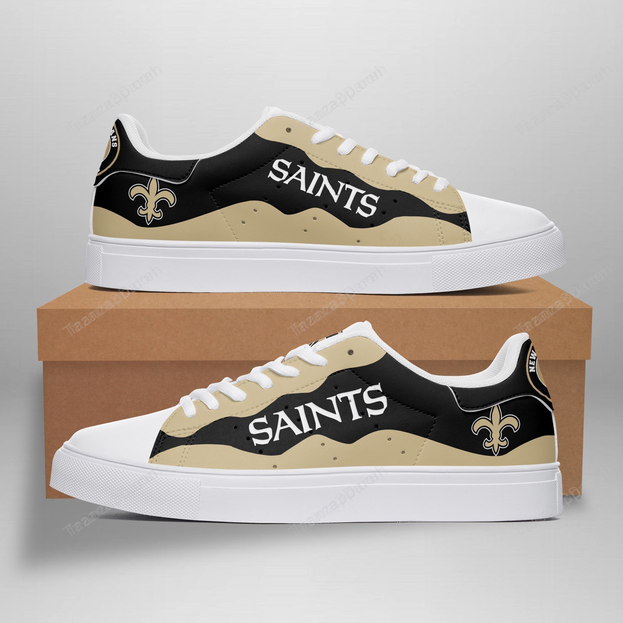 New Orleans Saints Ss Custom Sneakers 063