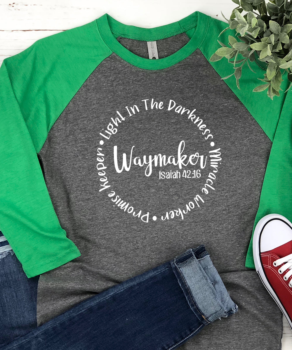 Waymaker Raglan Baseball Tee