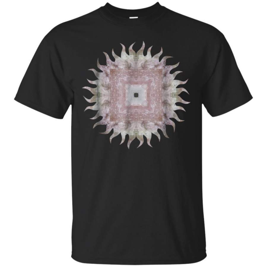 AGR Inspirational Goodies Sun Flame Mandala Pink Tshirt Jaq T-shirt