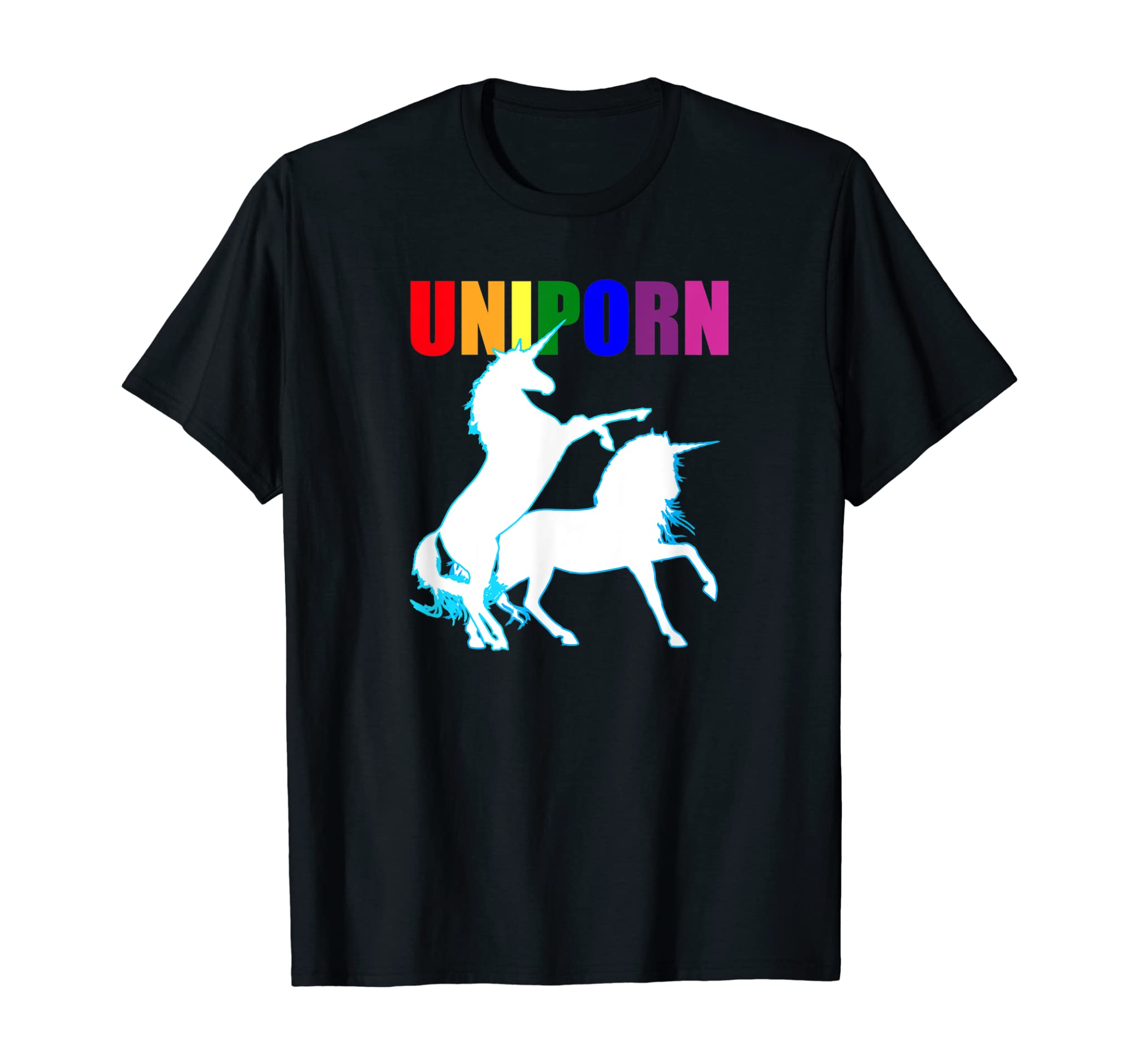 Funny Adult Gay Dirty Unicorn Inappropriate Naughty Lgbt T-Shirt