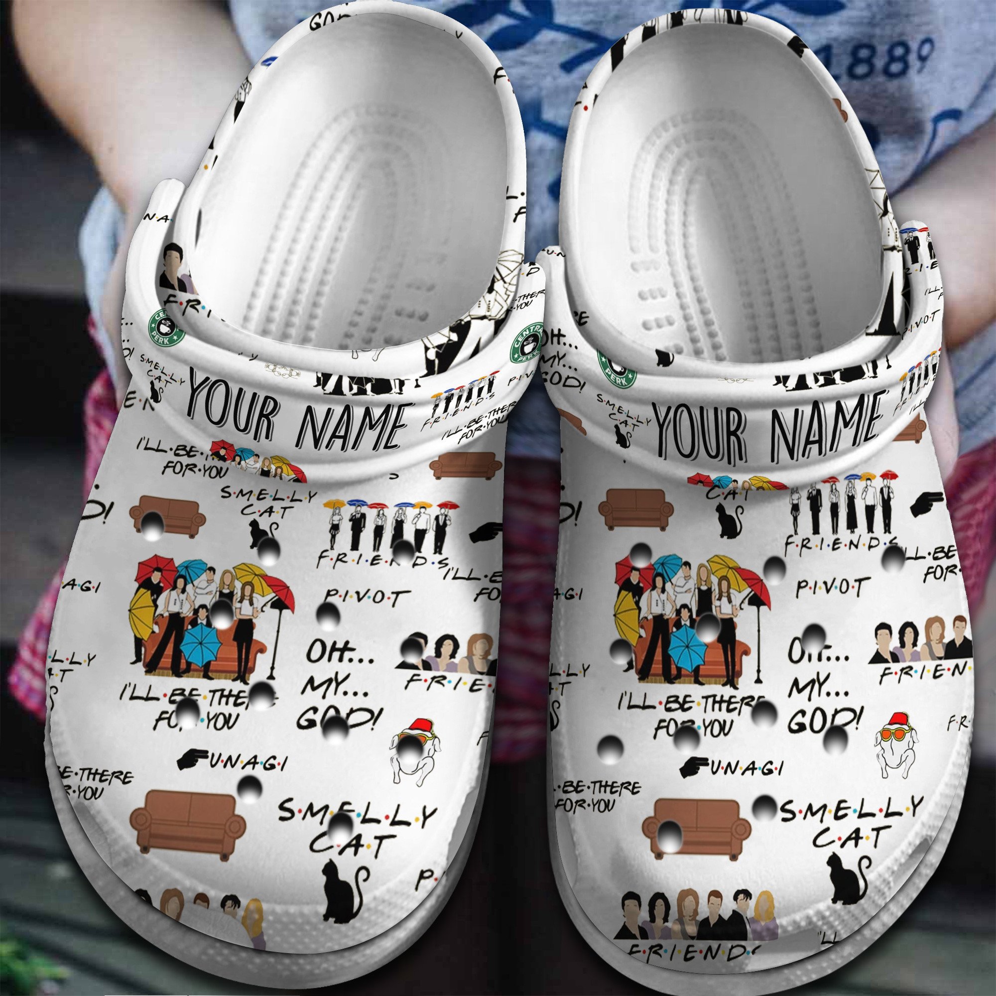 Friends TV Series Crocs Crocband Clogs Shoes Comfortable For Men Women and Kids 2