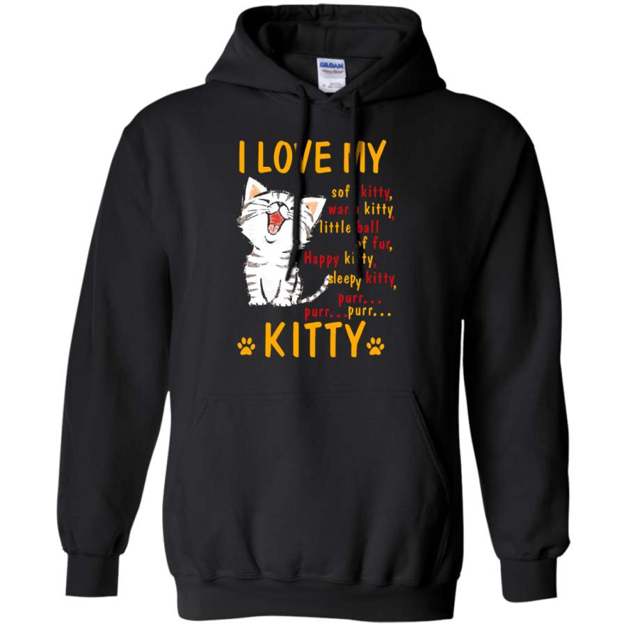 AGR I Love My Kitty For Cat Lover Cute Cat Hoodie