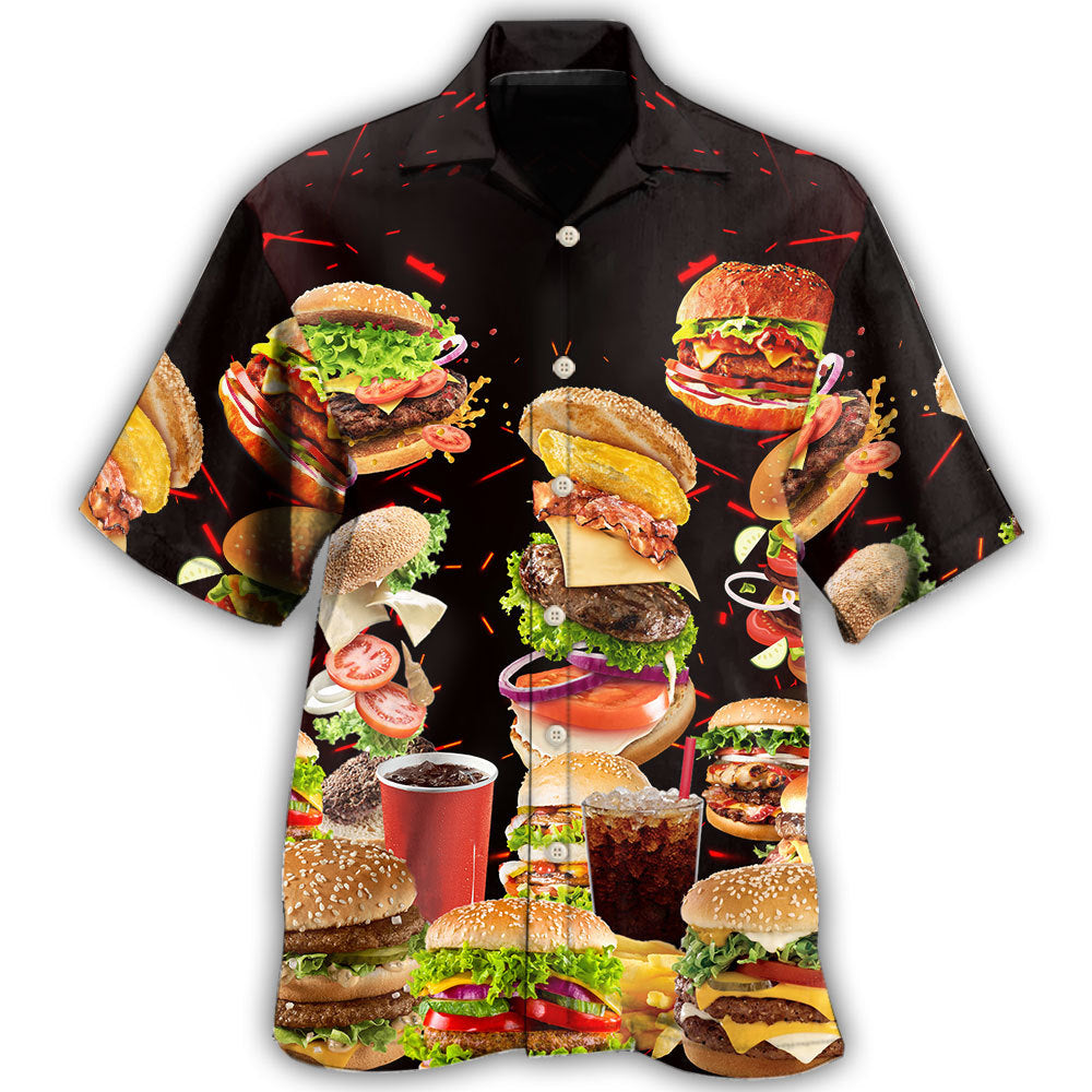 Hamburger Fast Food Lover Hawaii Shirt Ha86042