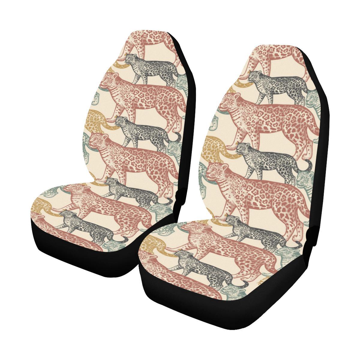 Jaguar Pattern Print Design 01 Universal Fit Car Seat Covers