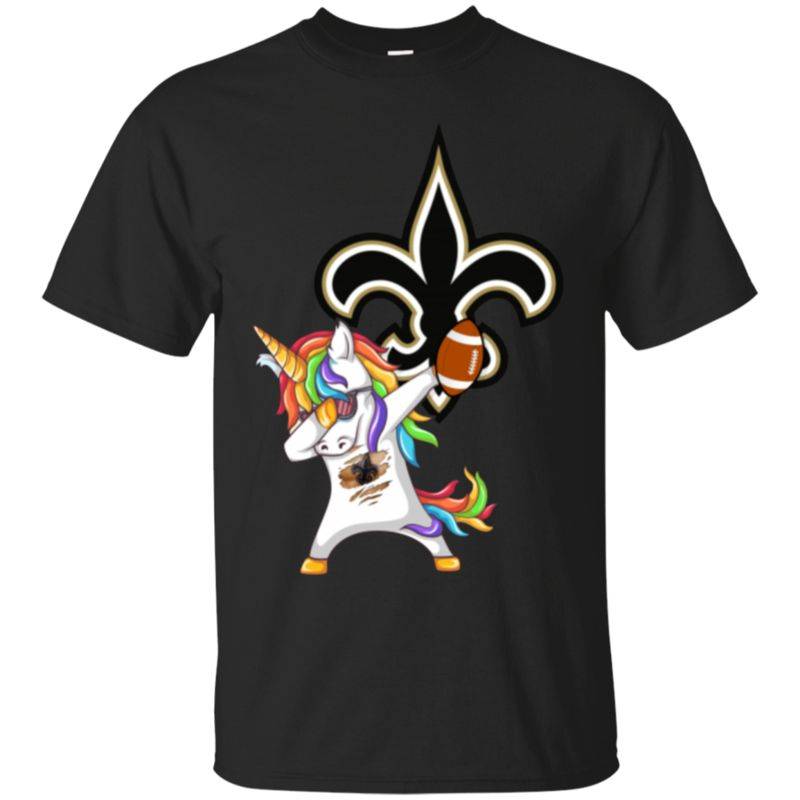 Shop Dabbing Hip Hop Unicorn Dab With New Orleans Saints Football Shirts