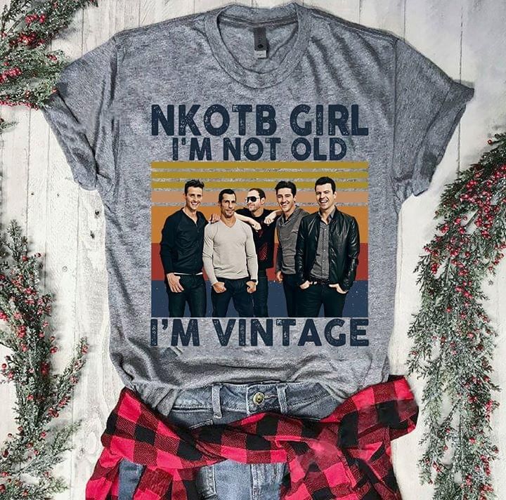 Nkotb New Kids On The Block Girl Im Not Old Im Vtg T-Shirt