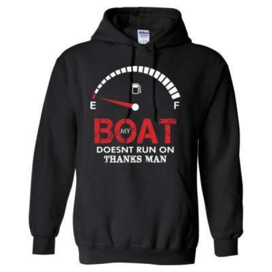 AGR Boat Doesnt Run On Thanks Man – Heavy Blend™ Hooded Sweatshirt