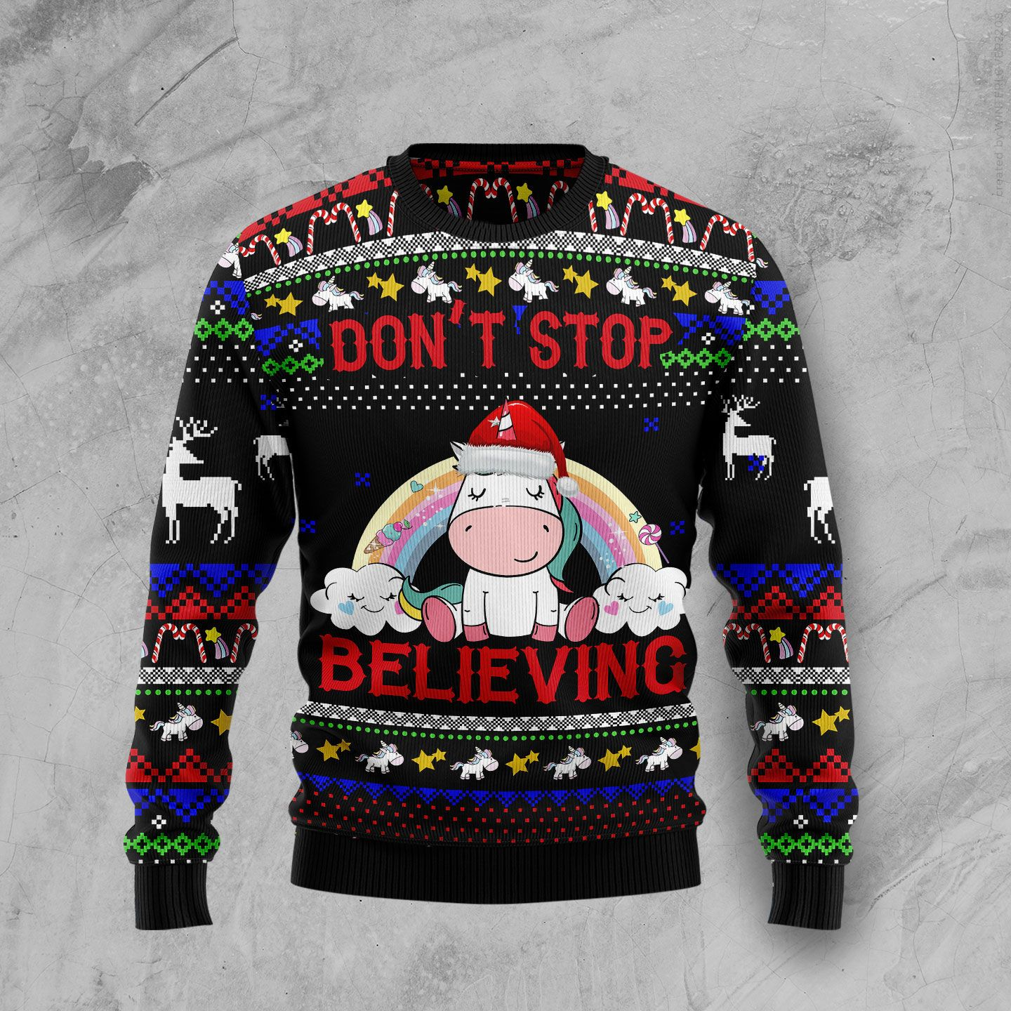 Believing Ugly Christmas Sweater | For Men & Women | Adult | Us4737