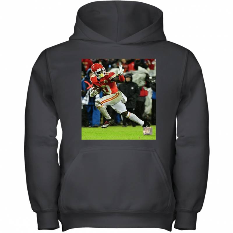 Tyreek Hill Kansas City Chiefs 2018 Action Youth Hoodie