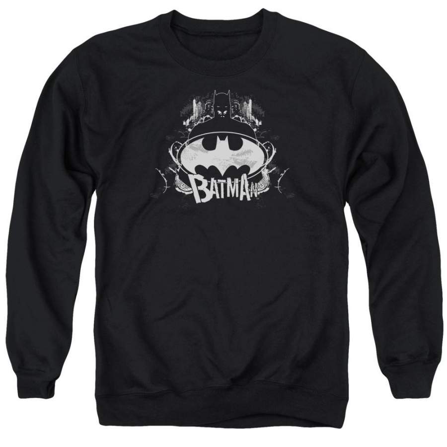 Batman – Grim &Amp; Gritty Adult Crewneck Sweatshirt