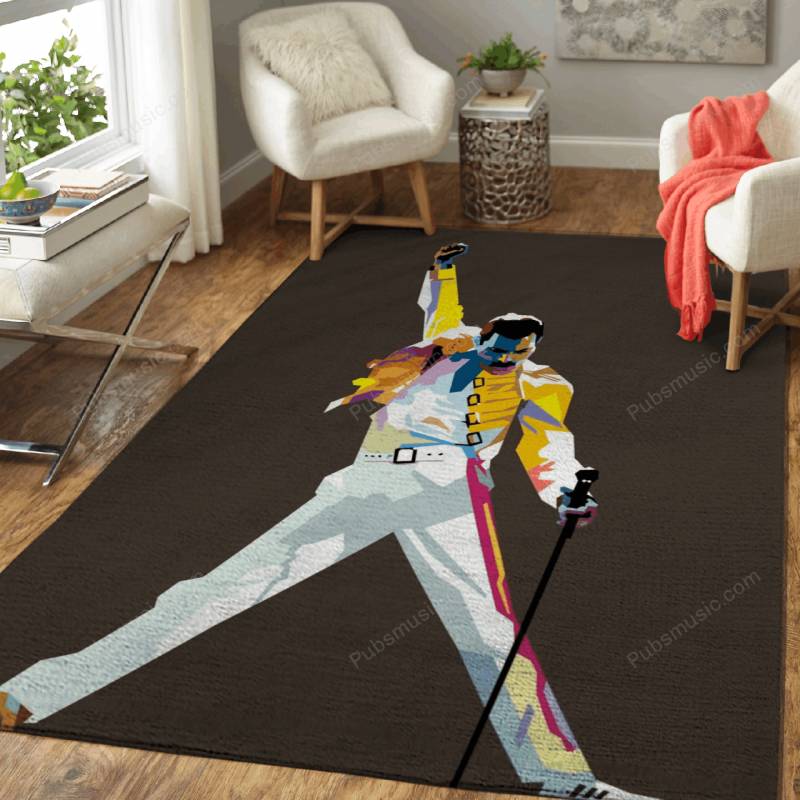 The Freddie Mercury – Wpap Pop Art Rug Mats – Carpet