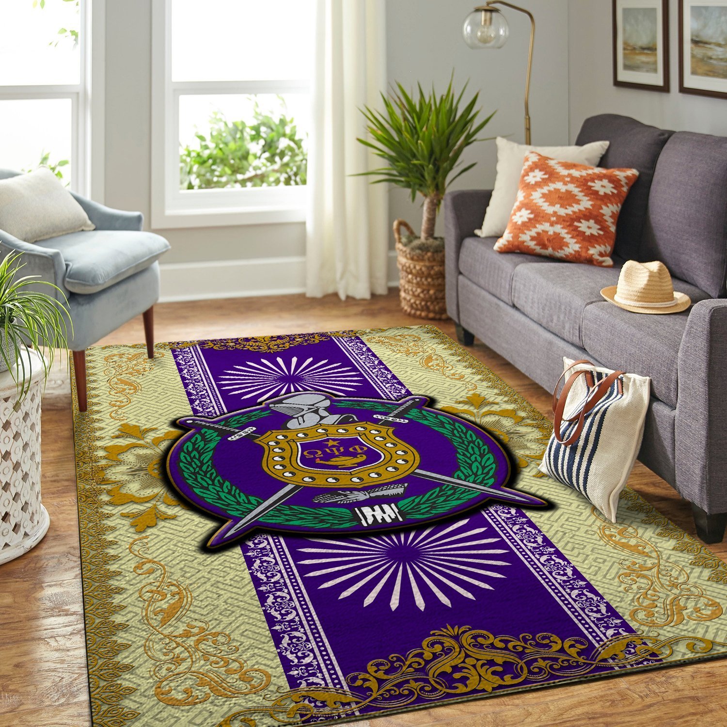Omega Psi Phi Area Rug 23062020