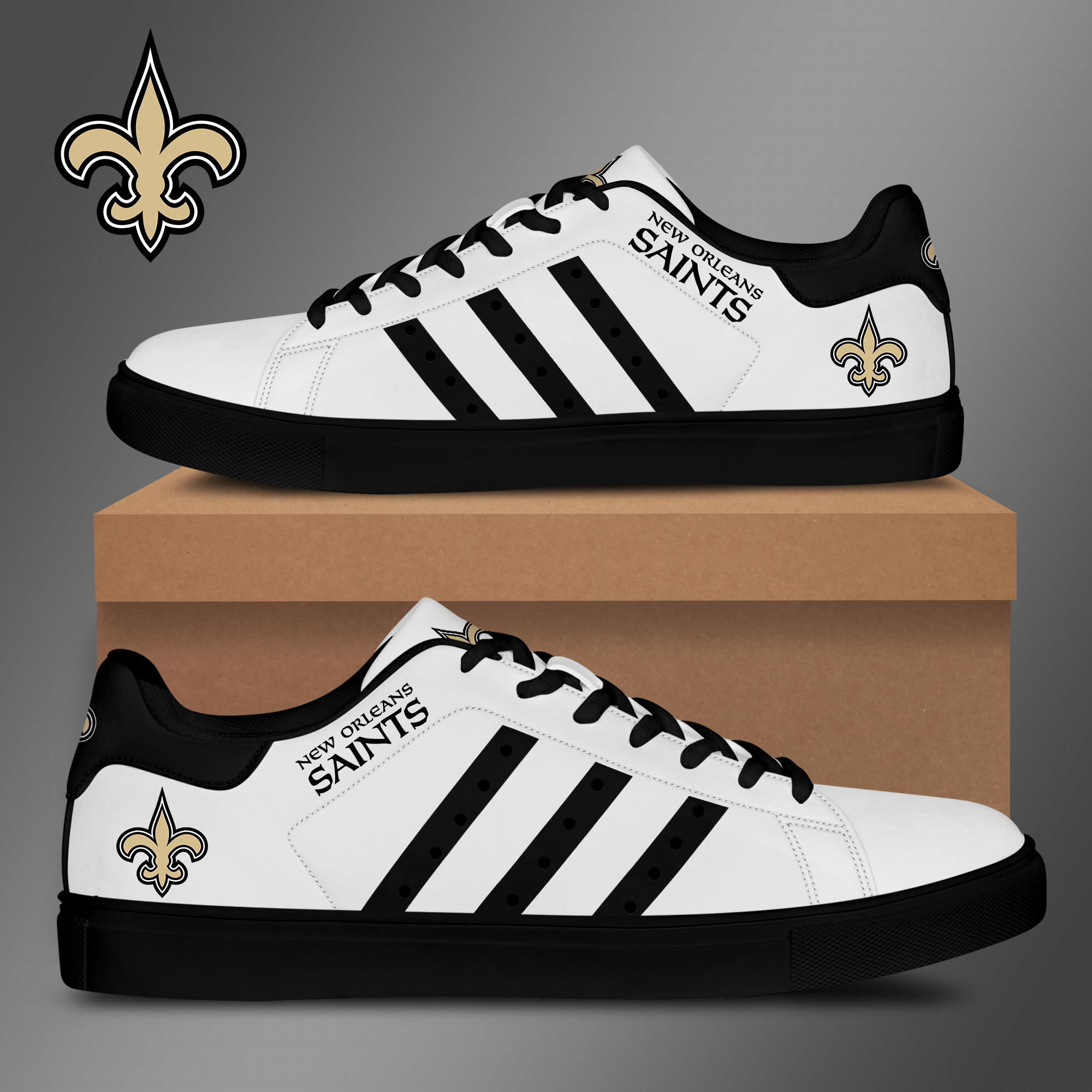 New Orleans Saints Low Top Shoes V1