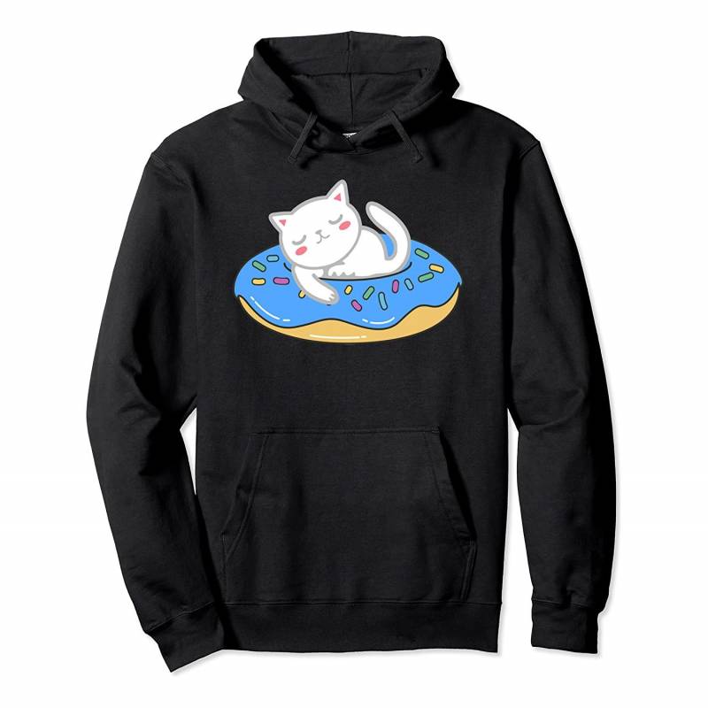 Angora Kitty Float Trip White Kitten Tubing Pullover Hoodie, T-Shirt, Sweatshirt, Tank Top, Racerback, Dolman