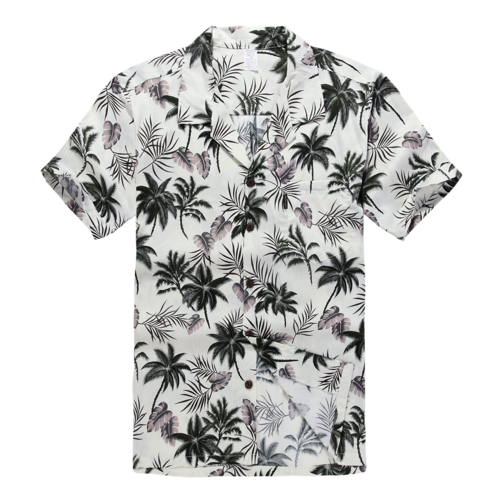 Palm Tree White Nice Design Hawaii Shirt Ha12101