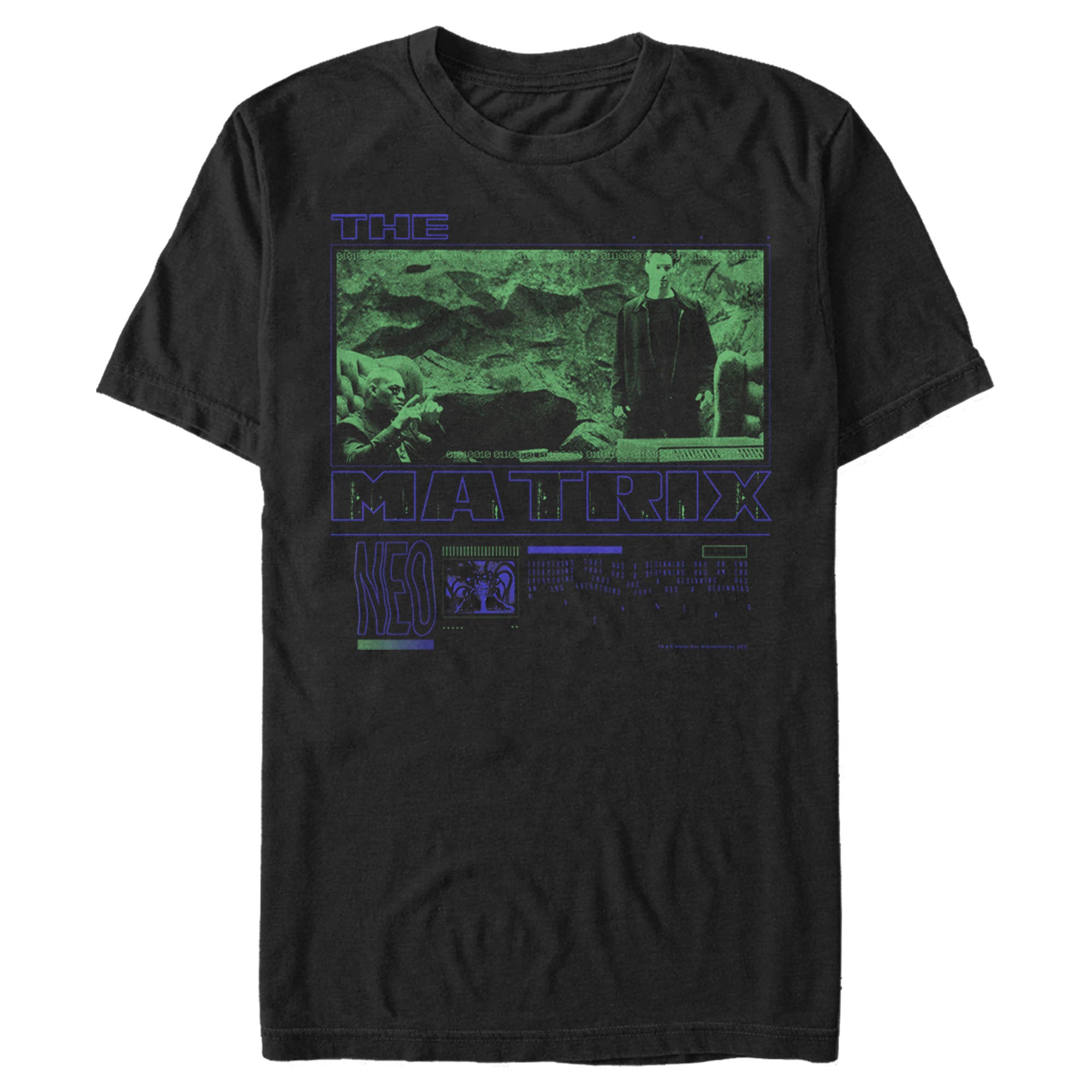 The Matrix Men’S Info Chart  T-Shirt