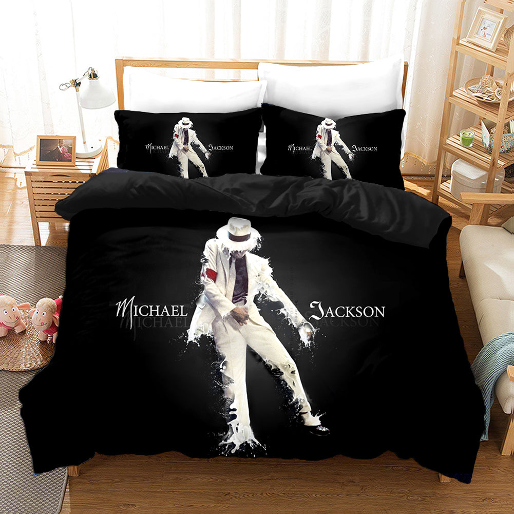 3D Michael Jackson Quilt Cover Set Bedding Set Pillowcases 113