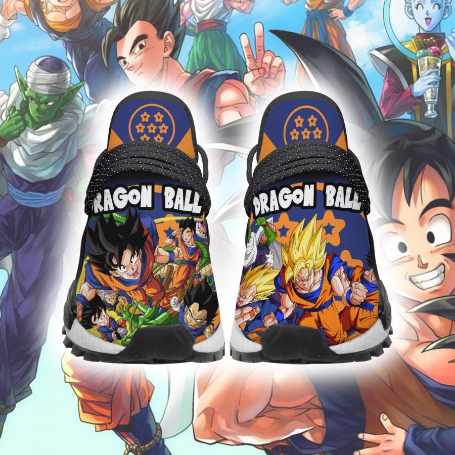 Dragon Ball NMD Sneakers Anime Characters Custom Anime Shoes